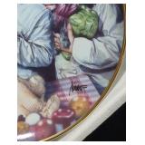 The 3 stooges collectible plate.