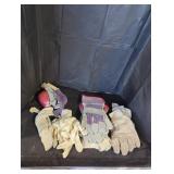 Industrial work gloves lot.