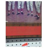 Big red machine plaque 12in W by 15in H.