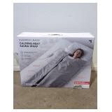 Sharper image calming heat sauna wrap.