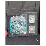 Eagles All-Time Greats plaque.