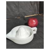 Sunkist Milk Glass Juicer