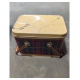 Vintage metal lunchbox.