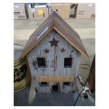 Light Up Wooden House Decor