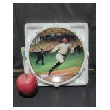 Legends of baseball collectible plate.