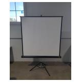 Da-lite projection screen.