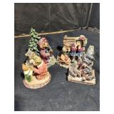 Boyds Bear Figure Lot - Qty 4