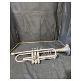 Vintage Buescher Silver Plated Trumpet