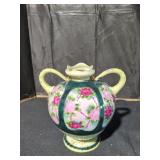 Vintage Nippon Hand Painted Porcelain Ewer Pitcher