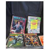 Sports magazines and more box lot.
