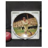 Legends of baseball collectible plate.