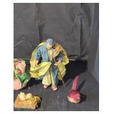 Holy family figurines lot.