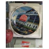 Take me out to the ball game collectible plate.