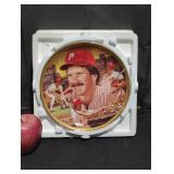 Baseball record breakers collectible plate.