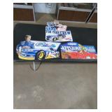 3 metal beer signs lot.