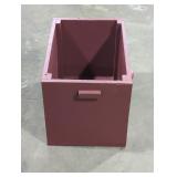 Heavy duty large wooden storage box.