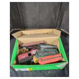 O Gauge Train Cars with Engine Box Lot - Qty 10