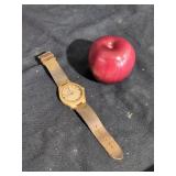 Bamboo Wrist Watch with Leather Strap