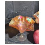 Carnival glass lot.