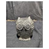 Metal Owl Storage Container