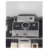 Vintage Polaroid camera.