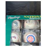 National League Replica baseballs.