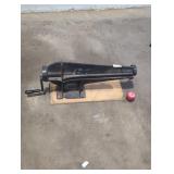 antique cast iron leather cutting machine,