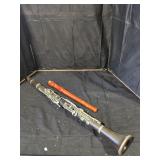 Vintage Clarinet and Wooden Recorder