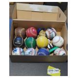 Weighted training baseballs and rawlings baseballs