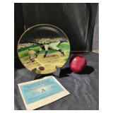 'Mickey Cochrane: Black Mike' Collectable Plate
