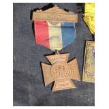 2 vintage military medals.