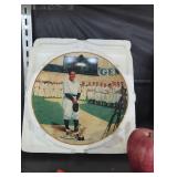 The Legends of baseball collectible plate.