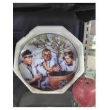 The 3 stooges collectibles plate.