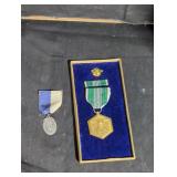 Vintage military medals.