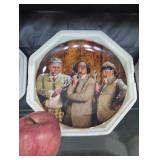 The 3 stooges collectibles plate.