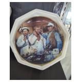The Three stooges collectible plate.