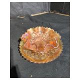 Marigold Glass Bowl and Plate