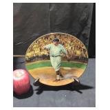 The Legends of baseball collectible plate.