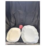 Royal Copenhagen Half Lace White Plates.