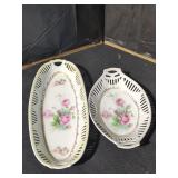 Vintage Trinket Trays - Qty 2