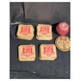Vintage coasters bag lot.