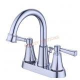 Melina 4 in. Centerset Bathroom Faucet, Chrome