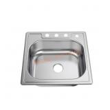 25 in. Drop-in Single Bowl Sink