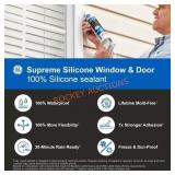 GE Supreme Silicone Window & Door Caulk 10.1oz