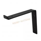 8 in. Black Steel Shelf Bracket