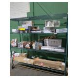Assorted Home Improvement Items Rack Not Included