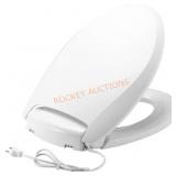 Radiance Soft Close Heated Toilet Seat, White