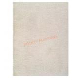 Beverly Rug 9x12 Bone Solid Plus Thick Pile