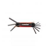 Folding Hex Key Set, SAE (9-Piece)