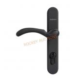 Matte Black Traditional Storm Door Handle Set
